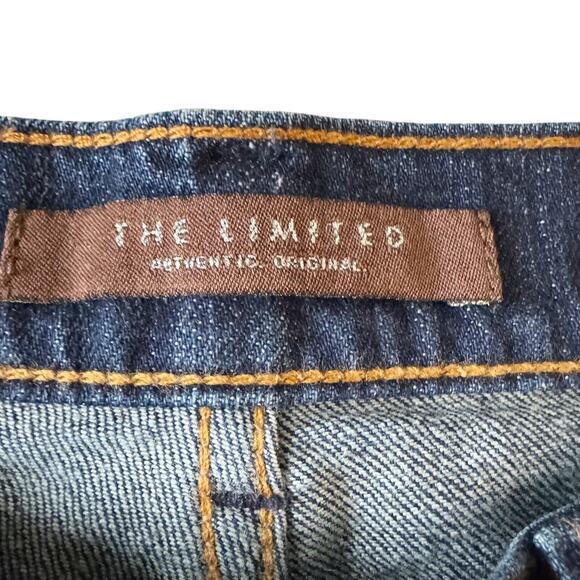 The Limited Vintage Flare Jeans Women's Sz 2 26 Blue Mid Rise Retro Y2K Boho - Picture 5 of 14